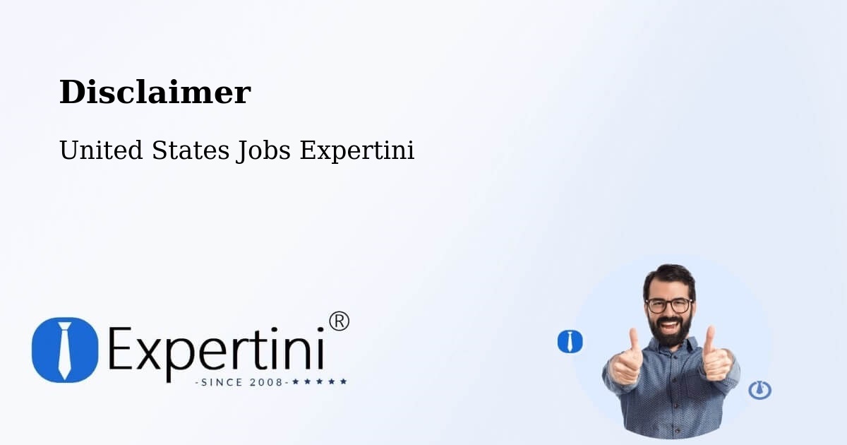 Disclaimer – Oldsmar - United States Jobs Expertini